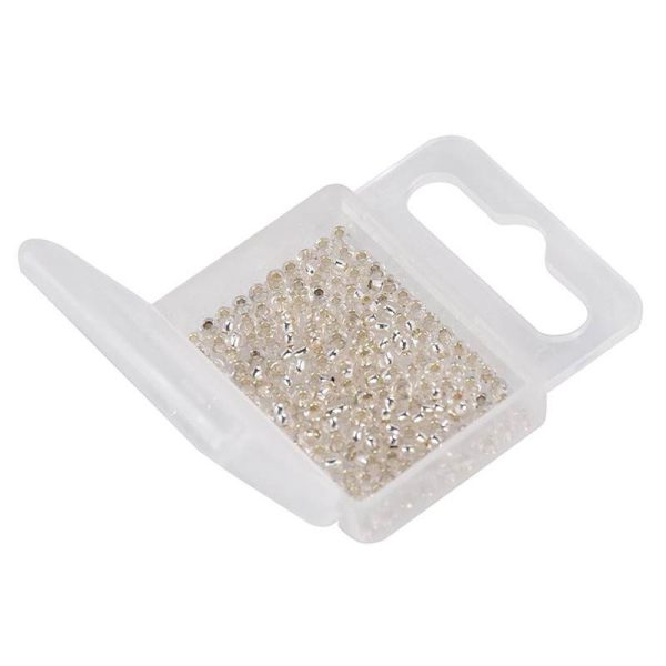 Sunset Micro Glass Beads Przezroczysty 1,5mm Szklane koraliki 200szt