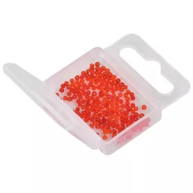   Sunset Micro Glass Beads Czerwony 1,5mm Szklane koraliki 200szt
