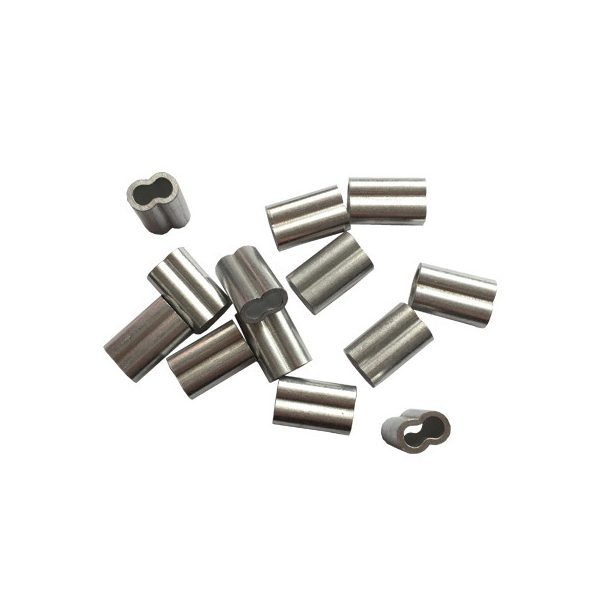 Sunset Aluminiowa Podwójna Tuleja ST-S-6062 2,2x4,5x15mm Tuleja Zaciskowa 12szt