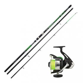   Sunset - SEAVENGER SURFCASTING 420-3 (100/250g) + SEAVENGER SW 7002FD - Zestaw do wędkarstwa morskiego