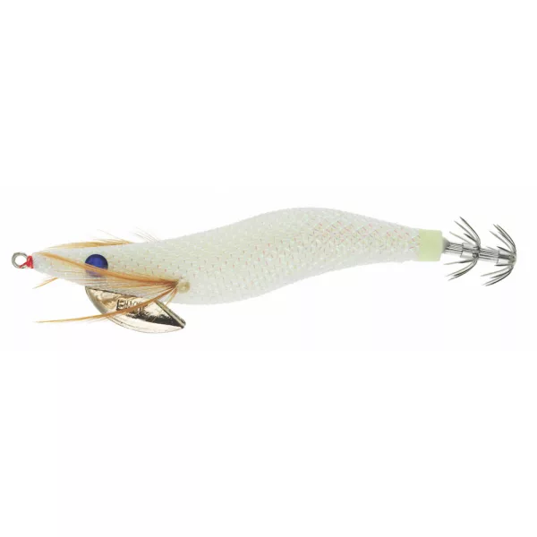 Sunset - SUNSQUID BAD GAMBAS SINKING 8CM SUPER GLOW ALL WHITE - Tintahal csalijel