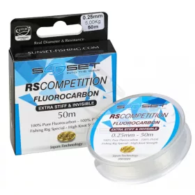   Sunset - FLUOROCARBON EXTRA STIFF RS COMPETITION 0,28mm 50M - Fluorocarbon