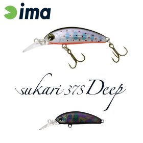 Ima Sukari 37S Deep 3,7cm 3gr 013 Titanium Black Wobbler