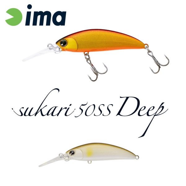 Ima Sukari 50SS Deep 5cm 5gr 117 Pearl Ayu Wobbler