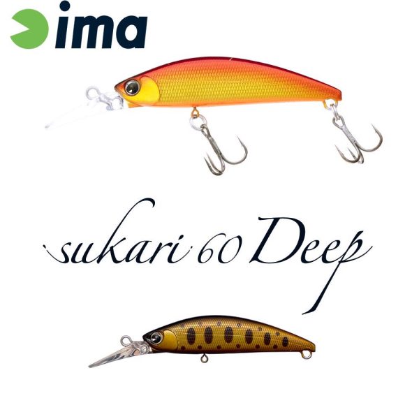 Ima Sukari 60 Deep 6cm 8gr 019 Füstös Arany Szeder Wobbler