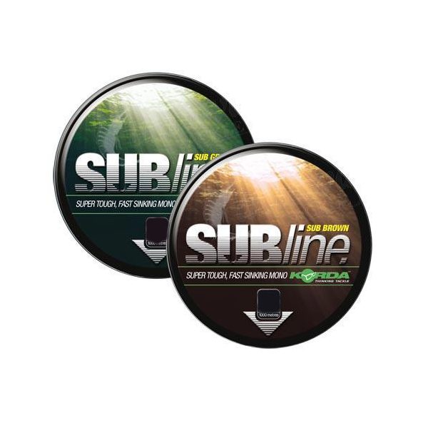 Korda Subline Ultra Tough 1000m - Barna 15lb - bojlis monofil főzsinór