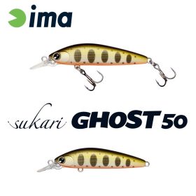   Ima Sukari Ghost 50SU 5cm 3,2gr 010 Gyöngy Yamame Pisztráng Wobbler