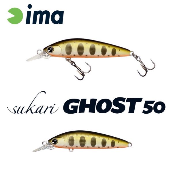 Ima Sukari Ghost 50SU 5cm 3,2gr 010 Gyöngy Yamame Pisztráng Wobbler
