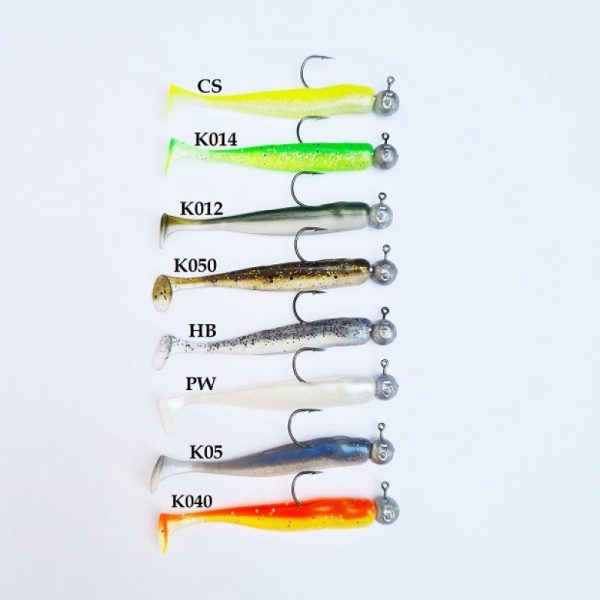 SWIMY Pompei Shad z główką jigową Gumowa Rybka K050 75mm - 5gr