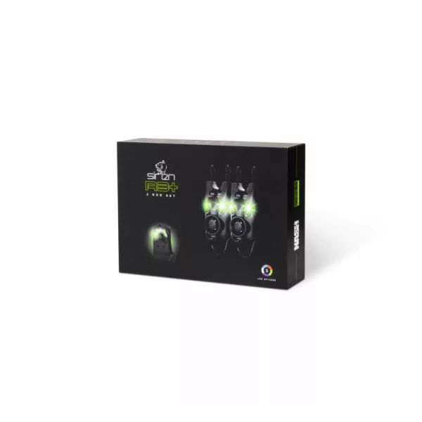 Zestaw sygnalizatorów brań Nash Siren R3+ Presentation Set 2 Rod