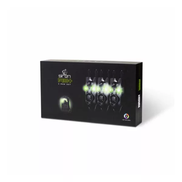 Zestaw sygnalizatorów brań Nash Siren R3+ Presentation Set 3 Rod