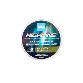   Nash Highline Extra Supple Low Víz Green 0.24mm 600m Plecionka główna