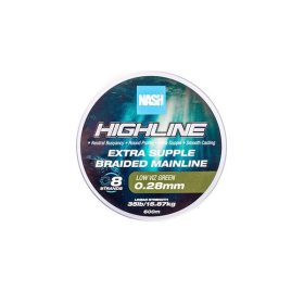   Nash Highline Extra Supple Low Víz Green 0.28mm 600m Plecionka główna
