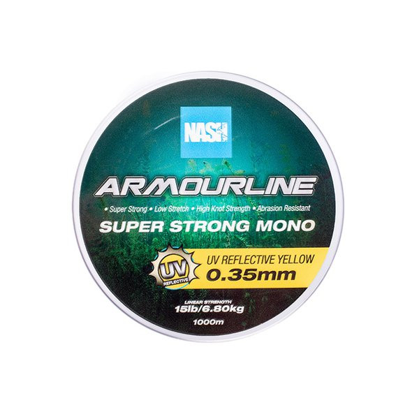 Nash Armourline UV Żółty 0,35mm 1000m Monofilna Żyłka Główna