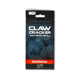   Nash Claw Cracker Bait Mesh Wąski 23mm Siatka ochronna na przynęty Uzupełnienie 7,5m