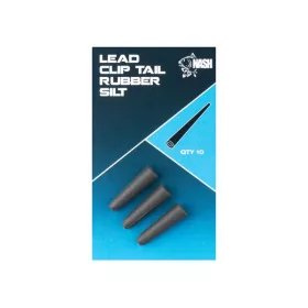   Nash Lead Clip Tail Rubber Silt Regulowany Gumowy kapturek 10szt