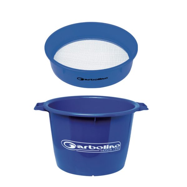 Garbolino 40l dézsa + 3mm rosta etetőanyag keverő szett