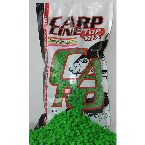 Top Mix Carp Line Pellet Zanętowy Fluoro Zielona Lucerna 800gr