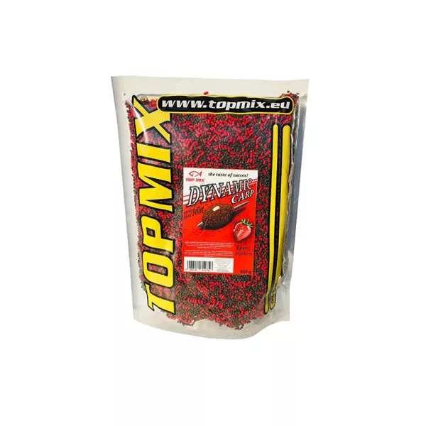 Top Mix Dynamic Big Carp 4mm Truskawka Pellet Zanętowy 800gr