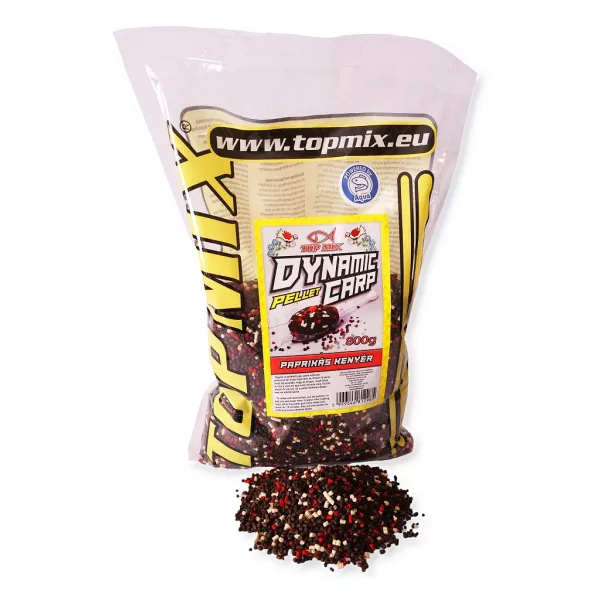 Top Mix Dynamic Carp Paprikás Kenyér Etetőpellet 800gr