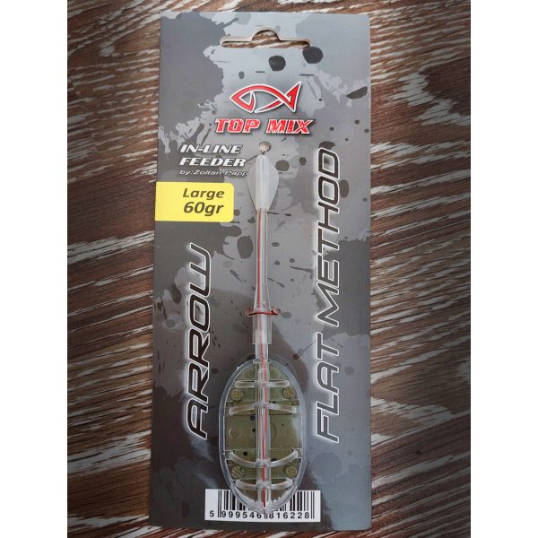 Top Mix L 60gr Kosz zanętowy Arrow Flat Method Feeder