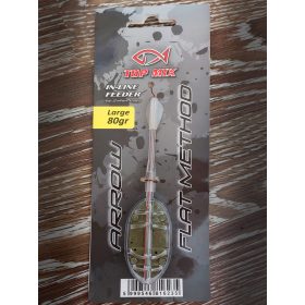 Top Mix L 80gr Kosz zanętowy Arrow Flat Method Feeder
