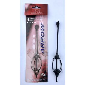   Top Mix 65gr Czterożebrowy kosz zanętowy Arrow Method Feeder