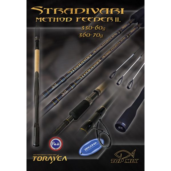 Top Mix Stradivari Method Feeder II 330 3,30m 60gr 3+3-częściowa Wędka Feeder