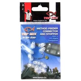 Top Mix Method Feeder Fluo Clear L Szybkozłączka 10szt