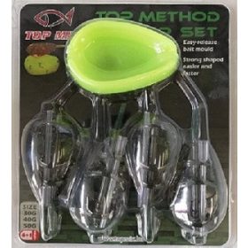 Top Mix Zestaw koszy zanętowych Top 4 Method Feeder