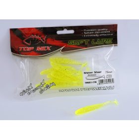   Top Mix Shiner Shad Chartreuse 7,6cm Plastikowa Przynęta 10szt