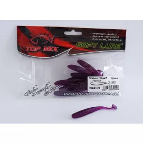   Top Mix Shiner Shad Purple Red 7,6cm Plastikowa Przynęta 10szt