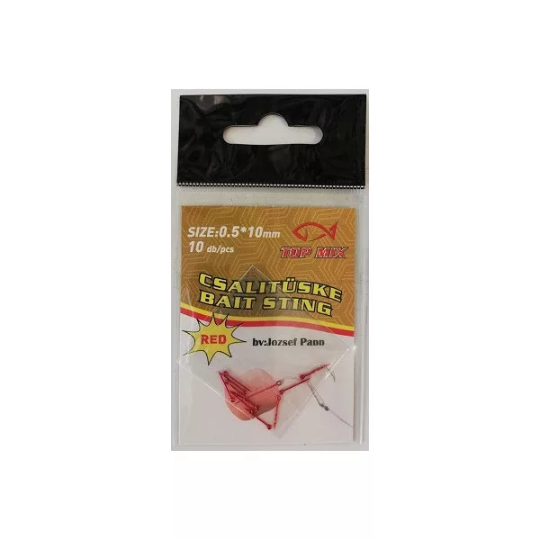 Top Mix Red szpilka do przynęt do Waftersów 0,5x10mm