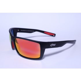   Top Mix Polaryzowane Czerwone Sportowe Okulary przeciwsłoneczne z etui