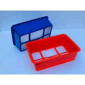   TOP-MIX Plastikowa tacka na przynęty z sitkowym dnem, 20x30x10cm