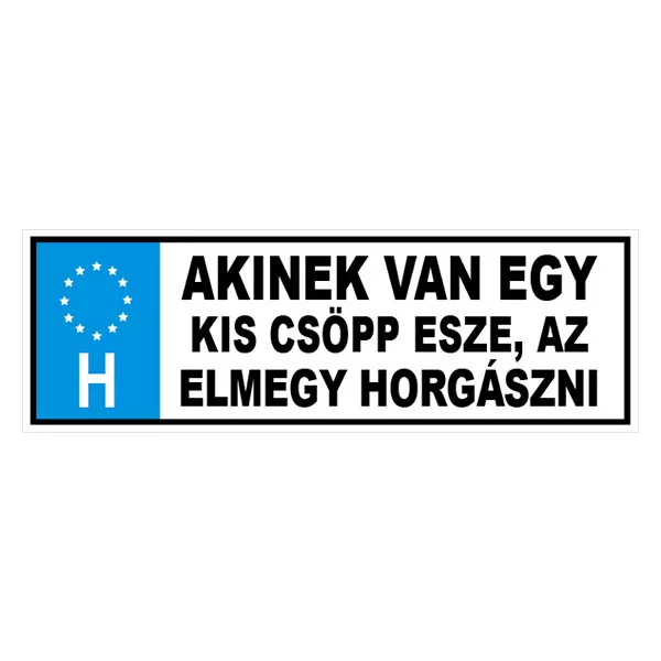 Zabawna Tablica Rejestracyjna 'Kto Ma Kropelkę'.