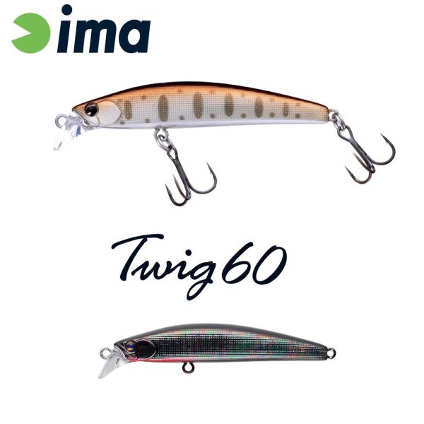 Ima Twing 60S 6cm 6,5gr 008 Titanium Black Red Berry Wobler