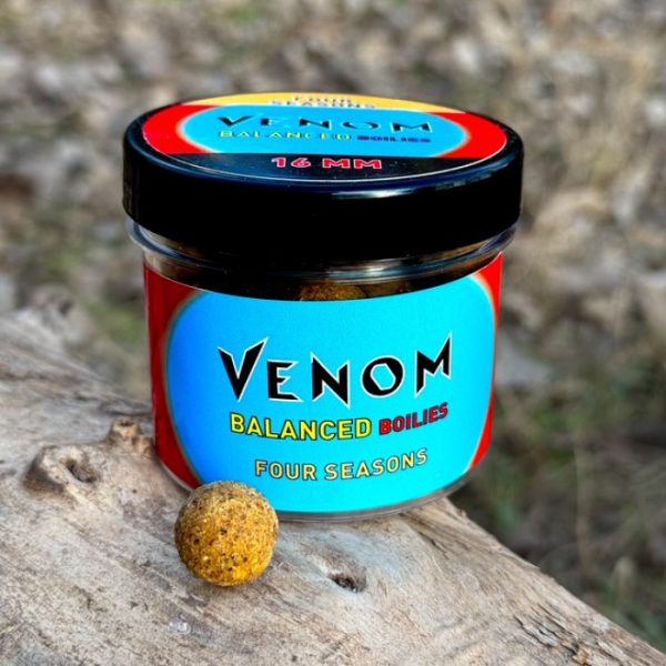 Feedermánia Venom Balanced Boilies Four Seasons 16mm Tonące Przynęty Haczykowe 100gr
