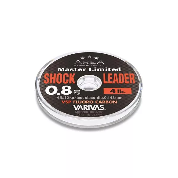 Varivas ShockLeader Fluorocarbon Trout Area VSP 30m 0,128mm 3lb Przypon Fluorocarbonowy