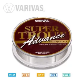   Varivas Super Trout Advance Nylon 100m 0,165mm 5lb Żyłka Monofilowa Główna