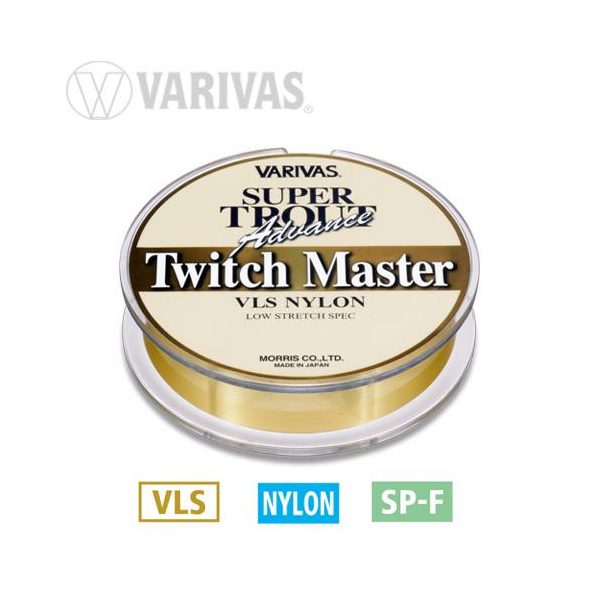 Varivas Szupér Pstrag Tvitc Master 100m 0,215mm 8lb Gold Monofil Főzsznóv