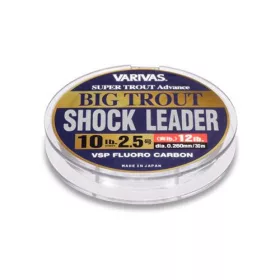   Varivas Big Trout ShockLeader Fluorocarbon VSP 30m 0,370mm 20lb Przypon fluorocarbonowy