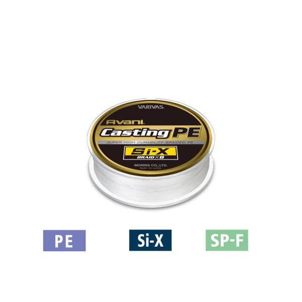 Varivas Avani Casting PE Si-X X8 300m #6 0,405mm 92lb Plecionka główna