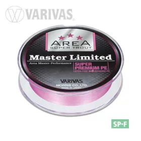   Varivas Trout Area Master Limited PE 75m #0,175 5,5lb Tournament Pink Fonott Főzsinór