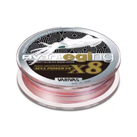   Varivas Avani Eging Max Power PE X8 150m #0,8 16,7lb White Orange Marking Plecionka Wędkarska