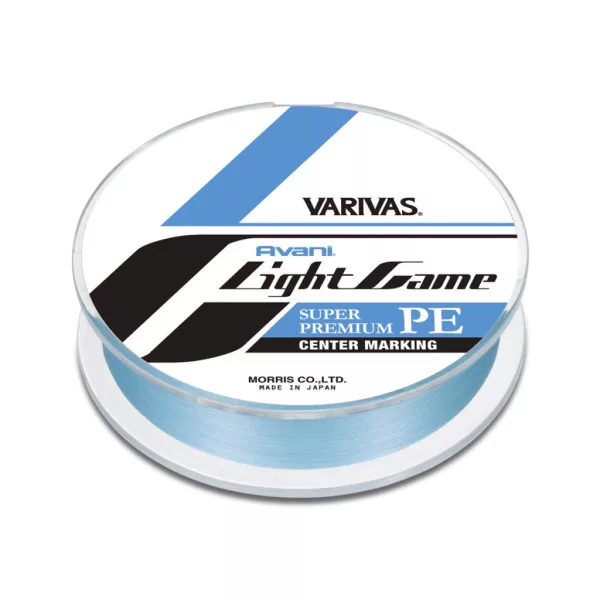 Varivas Avani Light Game Premium PE X4 150m #0,4 0,104mm 8,5lb Natural Blue Plecionka Główna