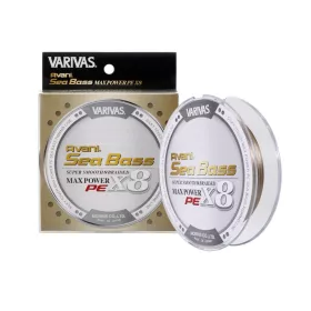   Varivas Sea Bass Max Power PE X8 150m #1,2 24,1lb Status Gold Fonott Főzsinór