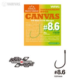   Varivas Super Trout Area Tournament Canvas #8,6 Fast Hooking Special Hak Bezzadziorowy 15szt