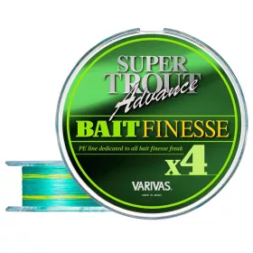   Varivas Super Trout Advance Bait Finesse PE X4 100m #0,5 0,117mm 9,0lb Green Fluo Plecionka Główna
