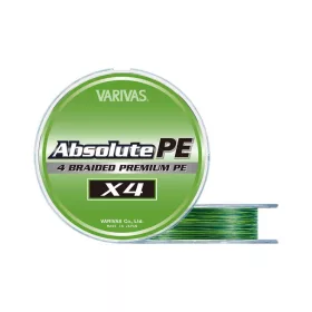   Varivas Absolute Premium PE X4 150m #0,3 0,085mm 7lb Marking Green Pleciona Żyłka Główna